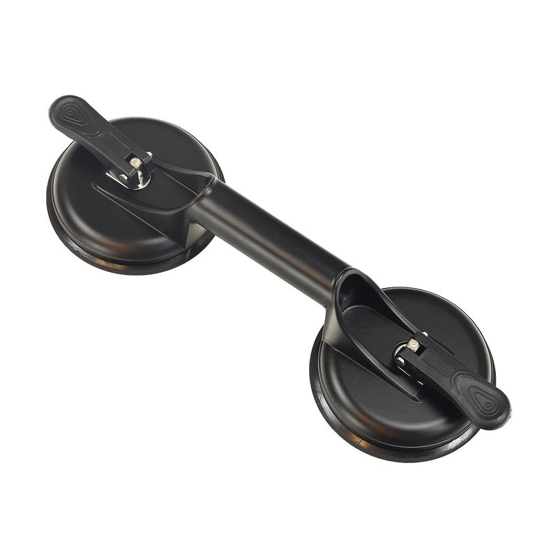 Genubi Industry Glass Suction Cups Heavy Duty Aluminum Vacuum Plate Handle Glass Holder Hooks to Lift Large Glass/Floor Gap Fixer/Tile Suction Cup Lifter/Moving Glass/Pad for Lifting/Dent Puller - Image 1